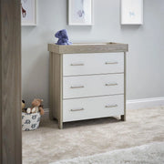 Obaby Nika 3 Piece Room Set - Grey Wash + White