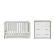 Obaby Nika 3 Piece Room Set - Grey Wash + White