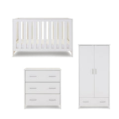 Obaby Nika 3 Piece Room Set - White Wash