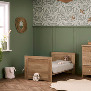 Obaby Nika Cot Bed & Under Drawer - Oak
