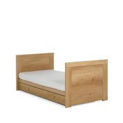 Obaby Nika Cot Bed & Under Drawer - Oak & White