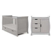 Obaby Stamford Classic 3 Piece Room Set - Warm Grey