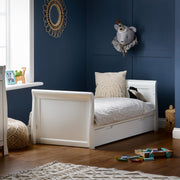 Obaby Stamford Classic Cot Bed + Cot Top Changer - White