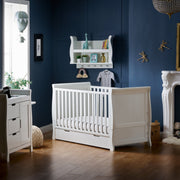 Obaby Stamford Classic Cot Bed + Cot Top Changer - White