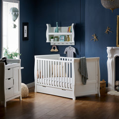 Obaby Stamford Classic Cot Bed - White