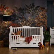 Obaby Stamford Luxe Cot Bed - White