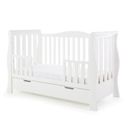 Obaby Stamford Luxe Cot Bed - White
