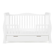 Obaby Stamford Luxe Cot Bed - White