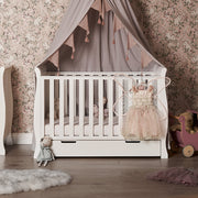 Obaby Stamford Mini Cot Bed - White