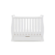 Obaby Stamford Space Saver Cot & Cot Top Changer - White