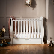 Obaby Stamford Space Saver Cot - White