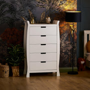 Obaby Stamford Tall Chest of Drawers - White