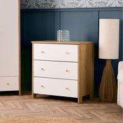 Obaby Nika 2 Piece Room Set - Oak & White
