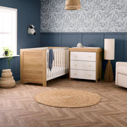 Obaby Nika 2 Piece Room Set & Underdrawer - Oak & White