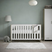 Obaby Nika 3 Piece Room Set & Underdrawer - Grey Wash & White