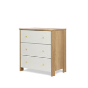 Obaby Nika 3 Piece Room Set - Oak & White