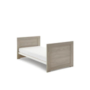 Obaby Nika Mini Cot Bed & Underdrawer - Grey Wash & White