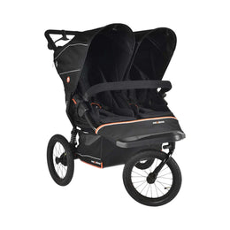 Out N About Nipper Double V6 Plus Pushchair - Summit Black