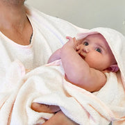 Shnuggle Wearable Baby Towels - White