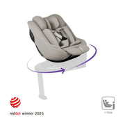 Silver Cross Approach Plus 360 Car Seat - Natural Taupe