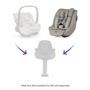 Silver Cross Approach Plus 360 Car Seat - Natural Taupe