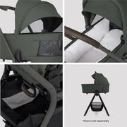 Silver Cross Breez Travel System Accessory Bundle - Pewter