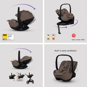 Silver Cross Breez Ultimate 360 Bundle - Maple/Timeless Cocoa