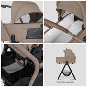 Silver Cross Breez Ultimate 360 Infant Carrier Bundle - Champagne