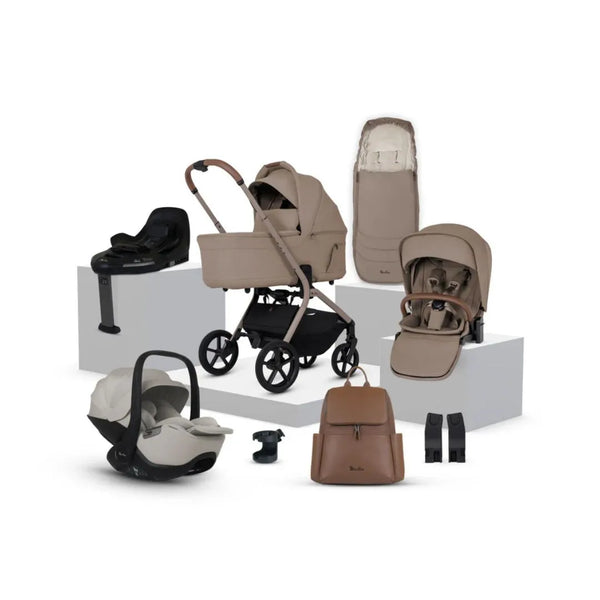 Silver Cross Breez Ultimate 360 Infant Carrier Bundle - Champagne