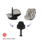 Silver Cross Breez Ultimate Family 360 Car Seat Bundle - Maple