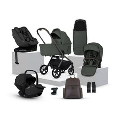 Silver Cross Breez Ultimate Family 360 Car Seat Bundle - Pewter