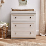 Silver Cross Bromley 3 Piece Nursery Set - White