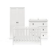 Silver Cross Bromley 3 Piece Nursery Set - White