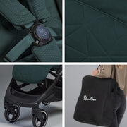 Silver Cross Clic 2 Stroller & Accessory Bundle - Conifer