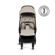 Silver Cross Clic 2 Stroller & Accessory Bundle - Latte