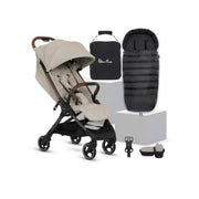 Silver Cross Clic 2 Stroller & Accessory Bundle - Latte