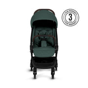 Silver Cross Clic 2 Stroller & Footmuff Bundle - Conifer