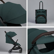 Silver Cross Clic 2 Stroller & Footmuff Bundle - Conifer