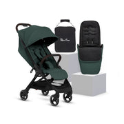 Silver Cross Clic 2 Stroller & Footmuff Bundle - Conifer
