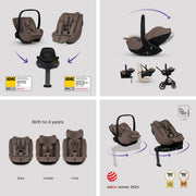 Silver Cross Cove 2 Ultimate 360 Family Bundle - Maple/Timeless Cocoa