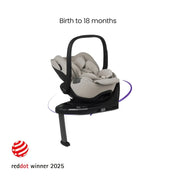 Silver Cross Cove Ultimate 360 Car Seat Bundle - Champagne