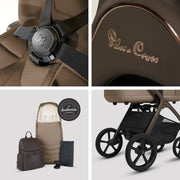 Silver Cross Cove Ultimate 360 Car Seat Bundle - Maple