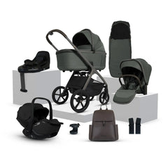 Silver Cross Cove Ultimate 360 Car Seat Bundle -  Pewter