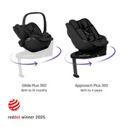 Silver Cross Cove Ultimate 360 Car Seat Family Bundle - Onyx