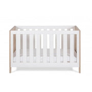 Silver Cross Finchley Cot Bed - White/Oak