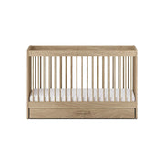 Silver Cross Geneva 3 Piece Nursery Set with Mattress - Oak