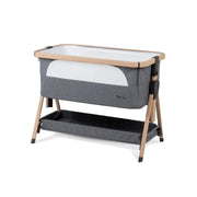 Silver Cross Lunar Co-Sleeper Bedside Crib - Whisper Grey