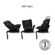 Silver Cross Motion 3 All‑Size Car Seat – Iconic Black