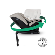 Silver Cross Motion 3 All‑Size Car Seat – Natural Taupe