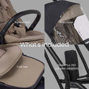 Silver Cross Nia Compact Stroller - Champagne